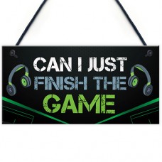 FP - 200X100 - Finish The Game Gaming Futuristic Green