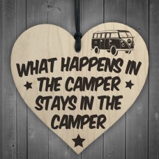 WOODEN HEART - 100mm - What Happens In The Camper