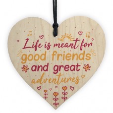 WOODEN HEART - 100mm - Good Friends Great Adventures