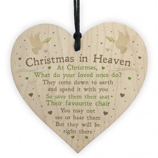 WOODEN HEART - 100mm - Christmas Heaven