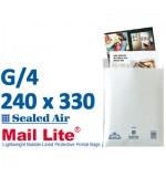 Mail Lite 240 x 330 wht bubbled lined G4 - Box of 50