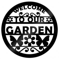 CBA35 - Welcome To Our Garden 35x35