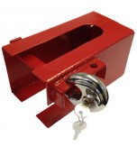 Hitch Lock - RED - Includes Pad Lock