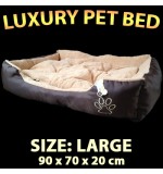Deluxe Pet Bed - Large (90 x 70 x 20cm)