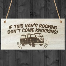 WOODEN PLAQUE - 200x100 - Vans Rocking