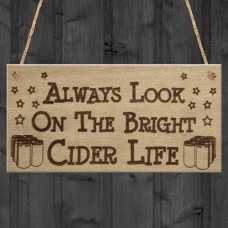 WOODEN PLAQUE - 200x100 - Bright Cider Life